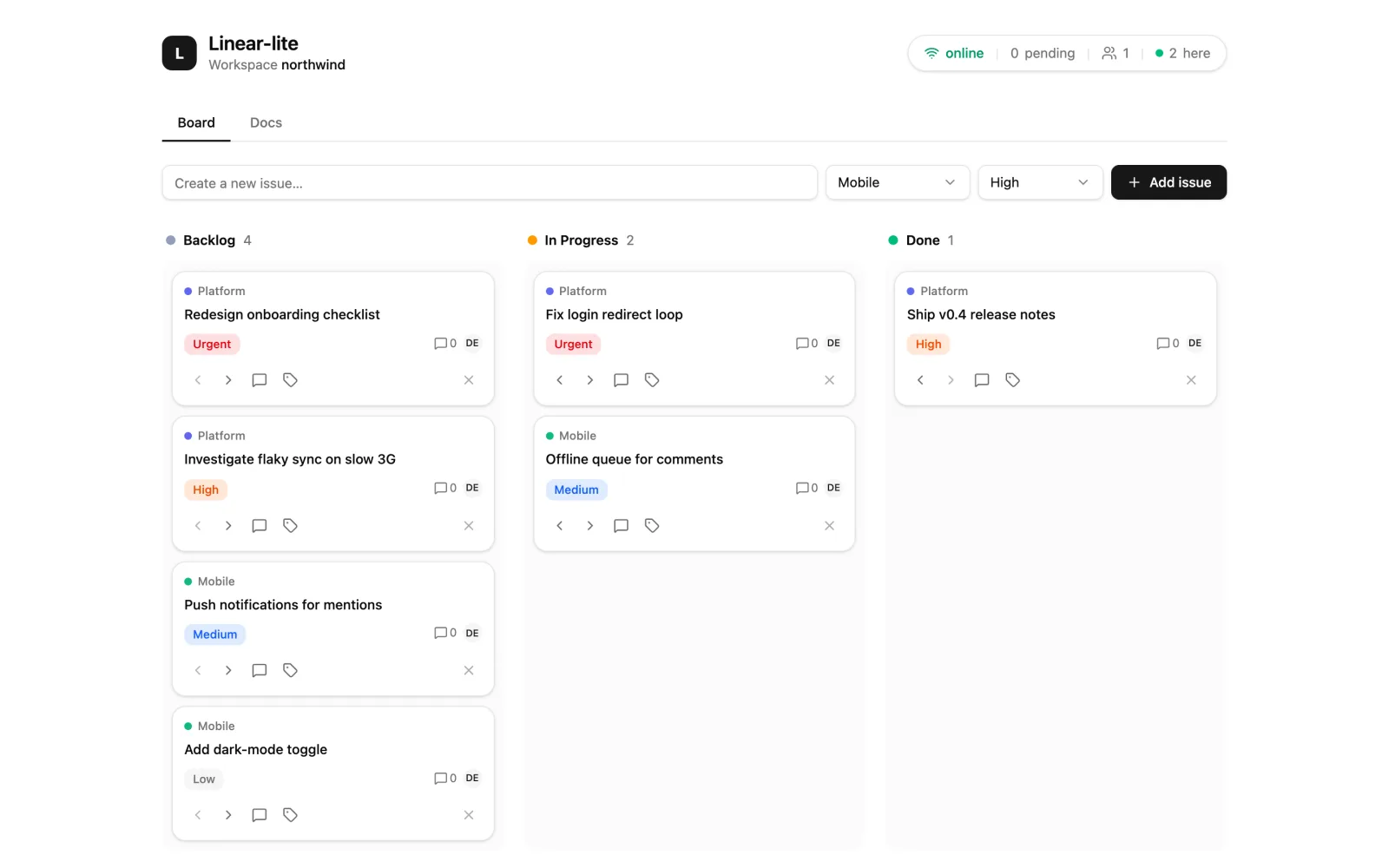 Convex libraries, screenshot