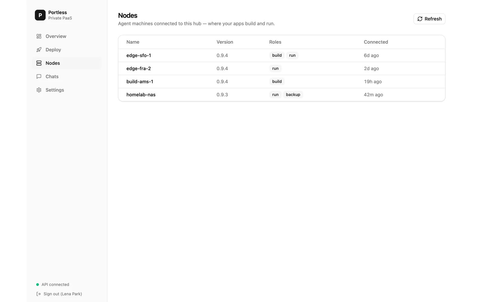 portless, screenshot